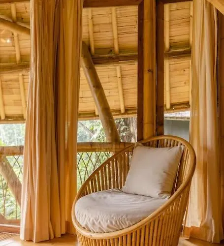 Villa Aura House 2bds Eco Bamboo House, Pool, River View *