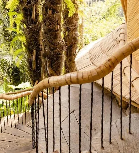 Villa Aura House 2bds Eco Bamboo House, Pool, River View *