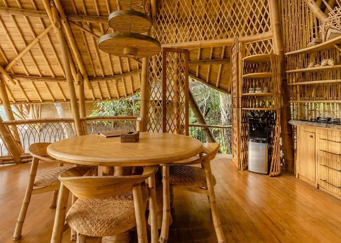 Aura House 2bds Eco Bamboo House, Pool, River View *