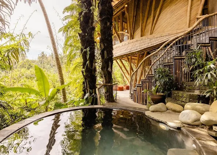 Aura House 2bds Eco Bamboo House, Pool, River View